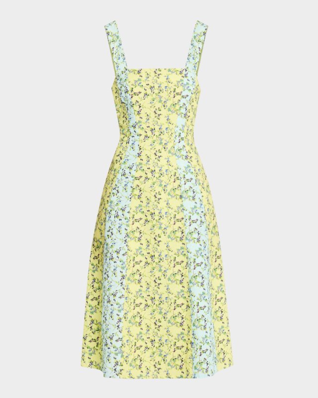 Sloane Sleeveless Floral Midi Dress